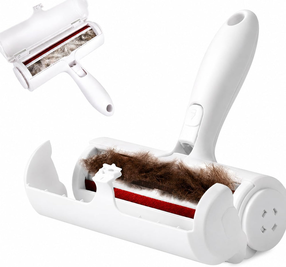 The hair goes into a chamber, not onto a sticky sheet
