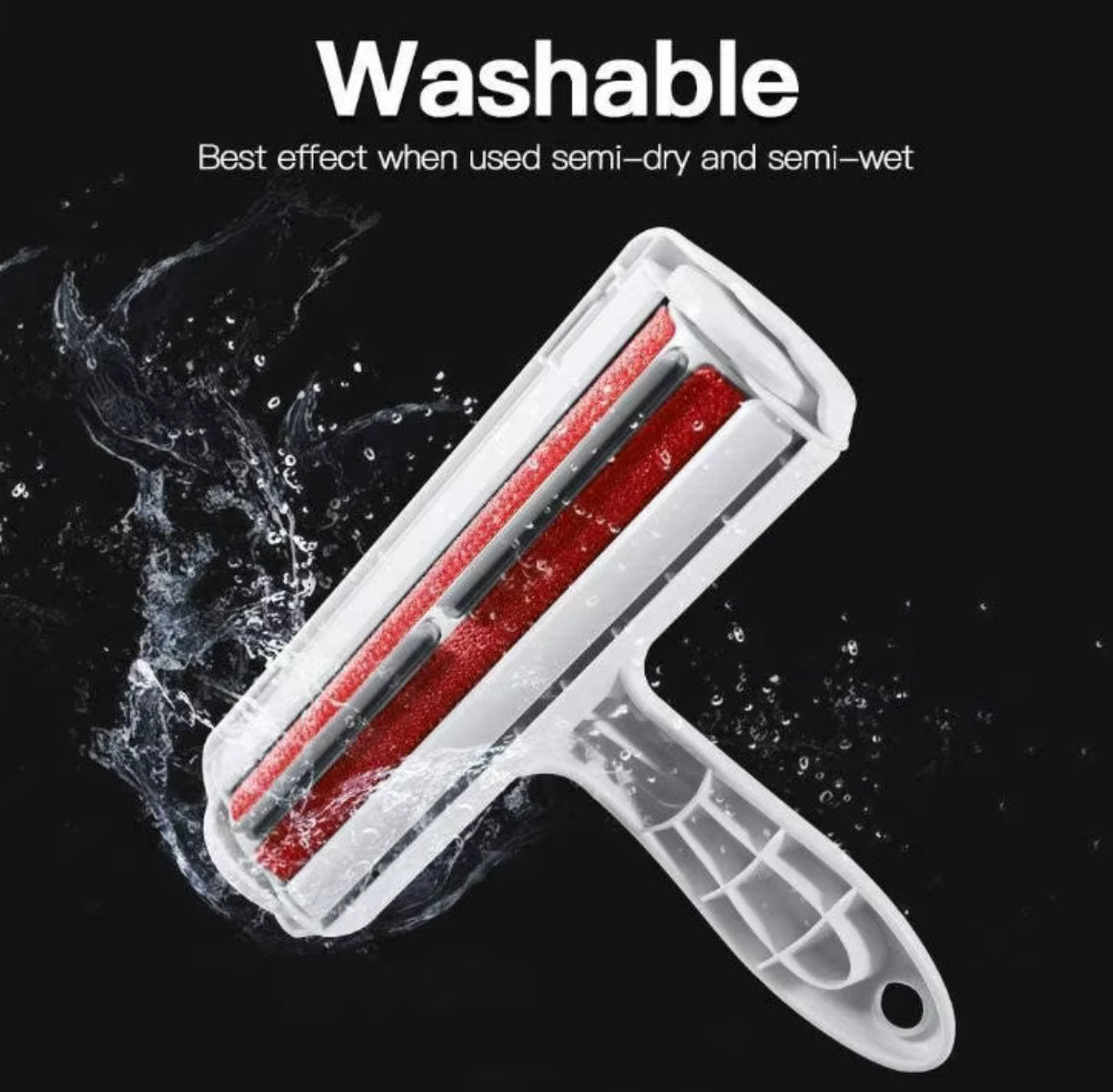 Self-Cleaning Pet Hair Remover Roller Cleaning Brush
